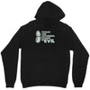 pickles are cucumbers soaked in evil Unisex Hoodie