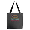 neon sign california republic flag bear Tote Bags
