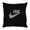 fuck you Throw Pillow