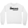 the boring company black logo Crewneck Sweatshirt