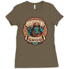 ghost pirate grog Ladies Fitted T-Shirt