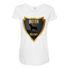 protected by boxer security Maternity Scoop Neck T-shirt
