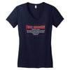 Free Orgasm Coupon Women's V-Neck T-Shirt