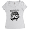 let's go an adventure (for light color) Women's Triblend Scoop T-shirt