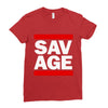 Martinez Twins savage Ladies Fitted T-Shirt