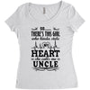 There's This Girl Who Stole My Heart She Calls Me Uncle Women's Triblend Scoop T-shirt