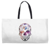 Colorful Skull Weekender Totes