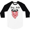 pug life 3/4 Sleeve Shirt
