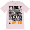 Strong Independent Motivated Aries T-Shirt