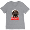 pug life V-Neck Tee