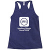 apps spoiling things since 2008 Racerback Tank