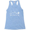 all i need in life Racerback Tank