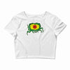 crawling eye monster Crop Top