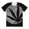 cannabis fingerprinting (white) All Over Women's T-shirt