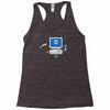 blue screen of death Racerback Tank