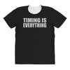bass player timing is everything All Over Women's T-shirt