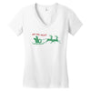 ugly santa ho ho hoo! Women's V-Neck T-Shirt