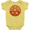 demented are go band logo screen printed Baby Bodysuit