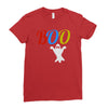 boo halloween Ladies Fitted T-Shirt