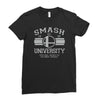 smash university Ladies Fitted T-Shirt