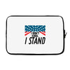 I Don't Kneel Laptop sleeve