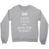 save the planet (2) Crewneck Sweatshirt