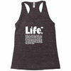 life  available for a limited time only Racerback Tank