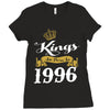 kings are born in 1996 Ladies Fitted T-Shirt