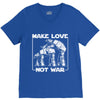 make love not war at at V-Neck Tee