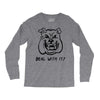 deal with it angry pitbul Long Sleeve Shirts