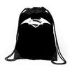 dawn of justice Drawstring Bags
