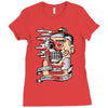 you burn yourself Ladies Fitted T-Shirt