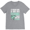 fishing fanatics1 V-Neck Tee