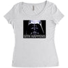darth vader sith happens ideal birthday present or gift Women's Triblend Scoop T-shirt