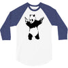 banksy panda pop 3/4 Sleeve Shirt