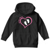 Baby Girl with Heart Any Name Customized Youth Hoodie