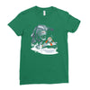 jurassic hoth Ladies Fitted T-Shirt