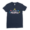 I Hate People Ladies Fitted T-Shirt
