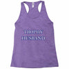 trophy husband Racerback Tank