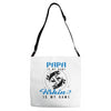 Papa is my Name Fishing Is My Game Adjustable Strap Totes