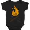 camp &amp; bonfire Baby Bodysuit