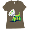 scratchy Ladies Fitted T-Shirt