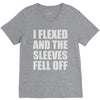 weight lifting gym fitness training V-Neck Tee