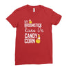 candy corn Ladies Fitted T-Shirt
