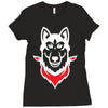 Siberian Husky Ladies Fitted T-Shirt