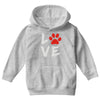 love dog paw Youth Hoodie