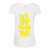 fuck what people think Maternity Scoop Neck T-shirt