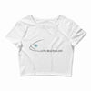 fish hooded Crop Top