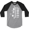 spaceship timeline funny  sci fi star retro wars trek joke cool 3/4 Sleeve Shirt