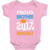 Class of 2017 Proud Brother Graduation Baby Onesie